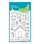 Lawn Fawn Sweet Christmas stamp set Gingerbread